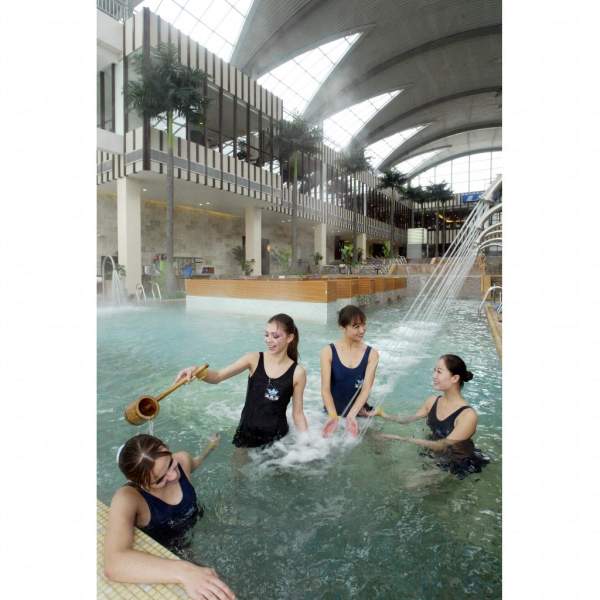 海洋中心內的溫泉。 珠海