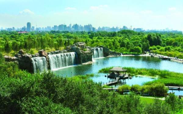 太陽島風景區生態環境好,是都市中難得的綠色休閒度假地。 哈爾濱