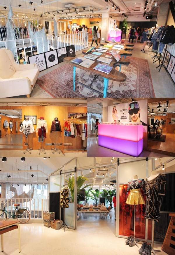 店內第二層除了衣飾外,更有設計書籍以供閱讀 首爾